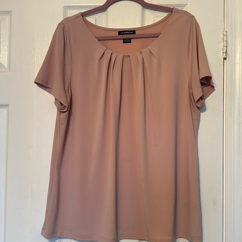 💜 Liz Claiborne Pink Blouse
